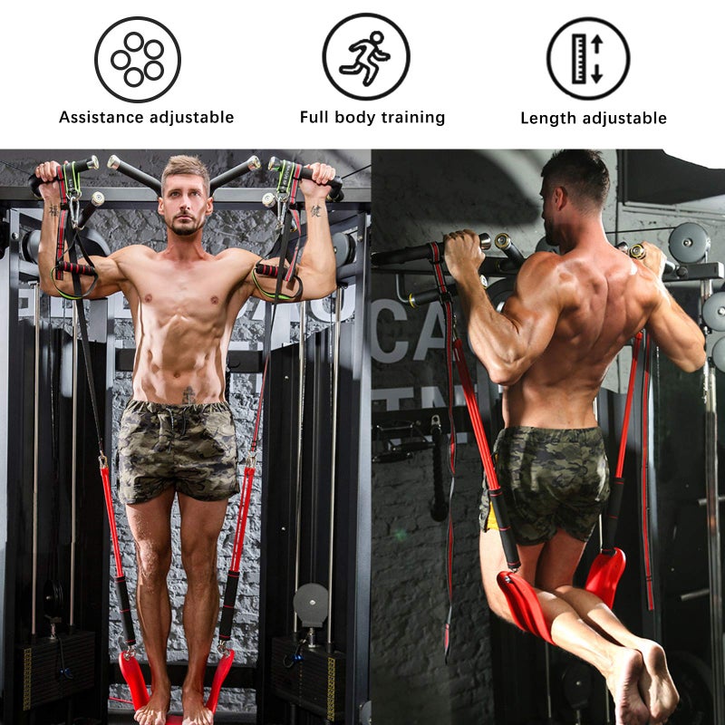 SYNTECSO 440 Lbs Pull Up Assistance Bands - Heavy-Duty Pull Up Resistance Bands for Chin-up Workout - Image 4